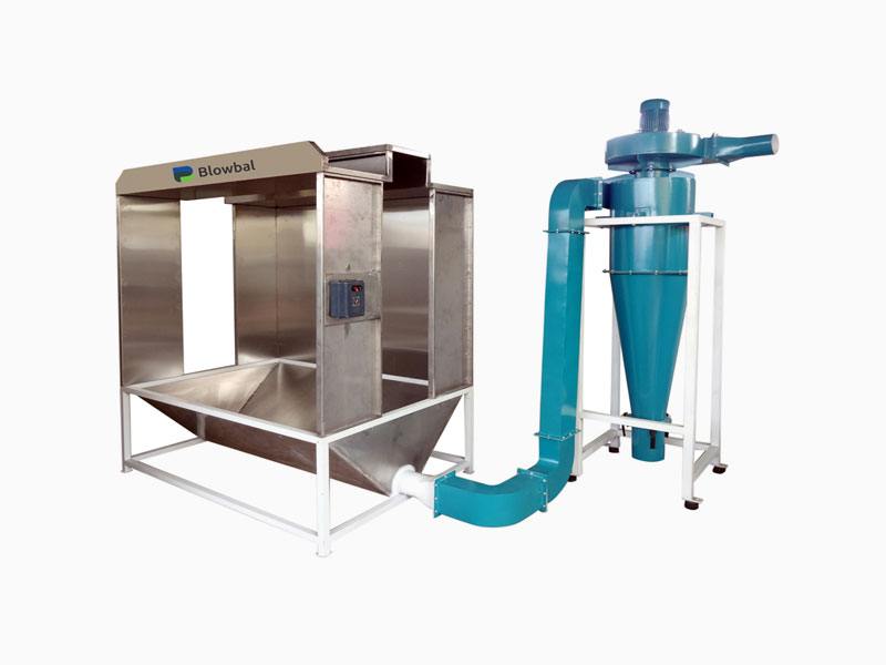 Powder coating booth system