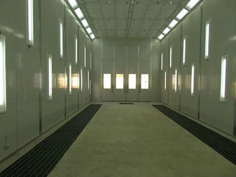 Commercial vehicle paint booth