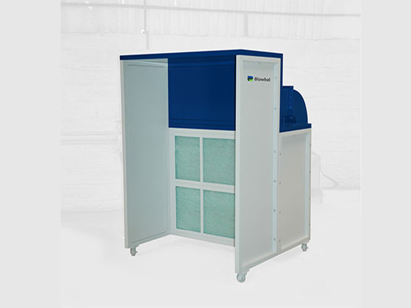 dry type paint booth