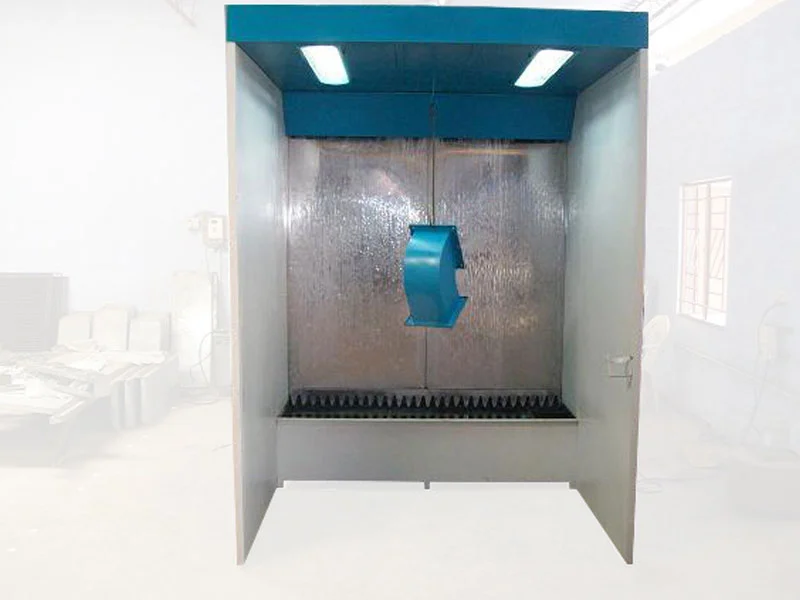 Industrial water wash spray booth