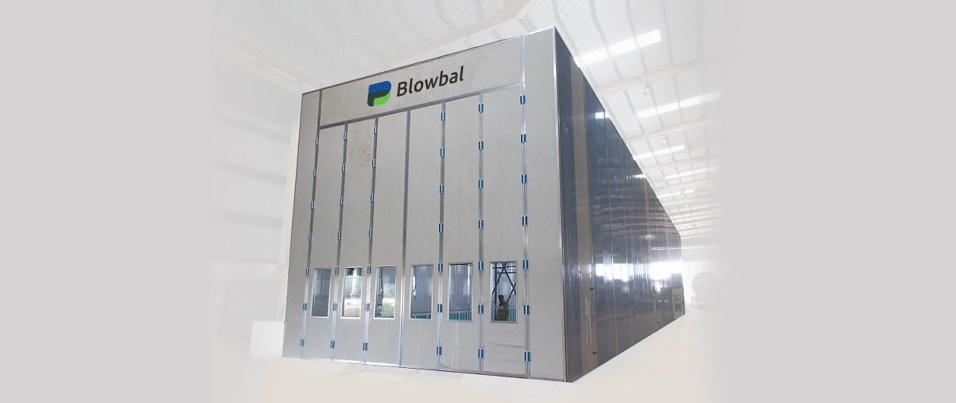 Industrial Wind Mill Spray Booth