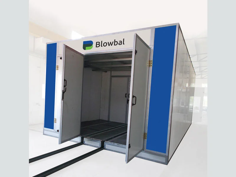 Powder coating diesel oven